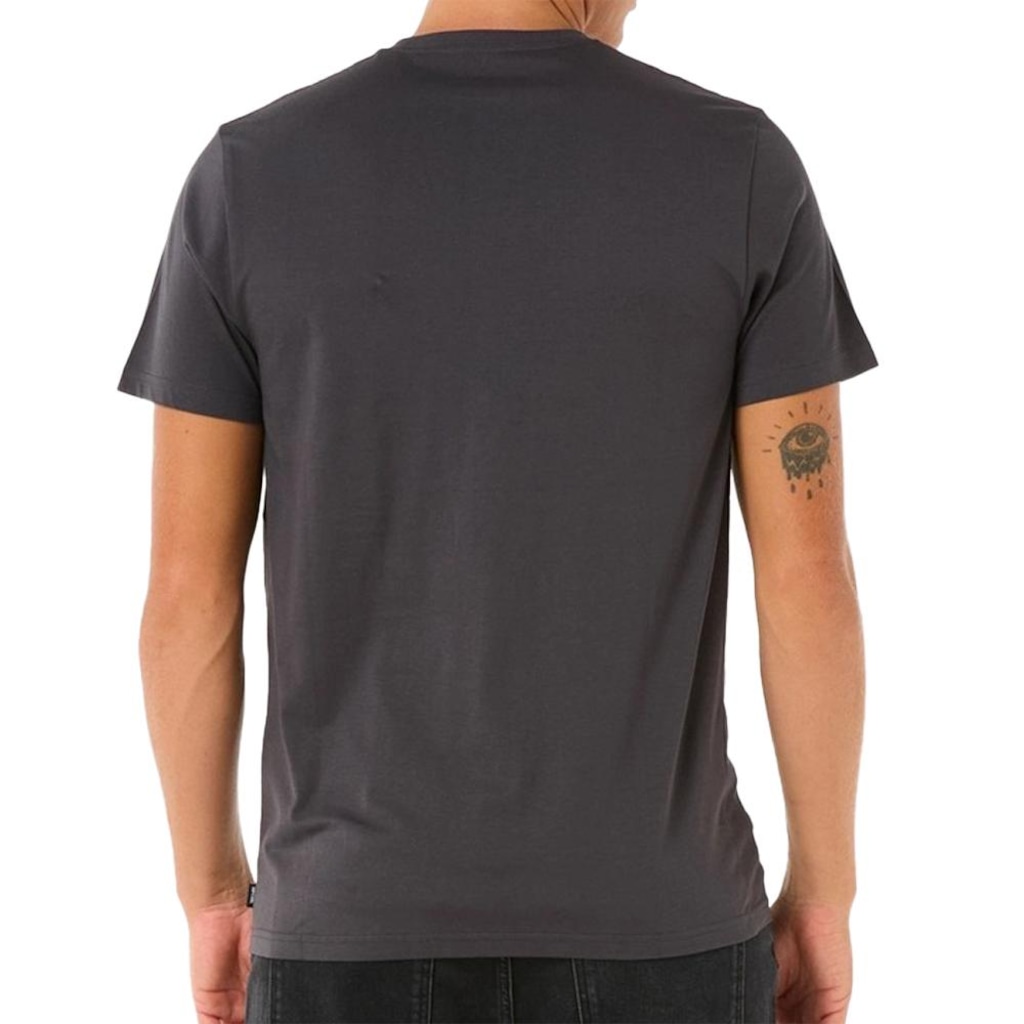 Imagem 2 do produto Camiseta Masculina Rip Curl Front Wettie Big WT25 Washed Black