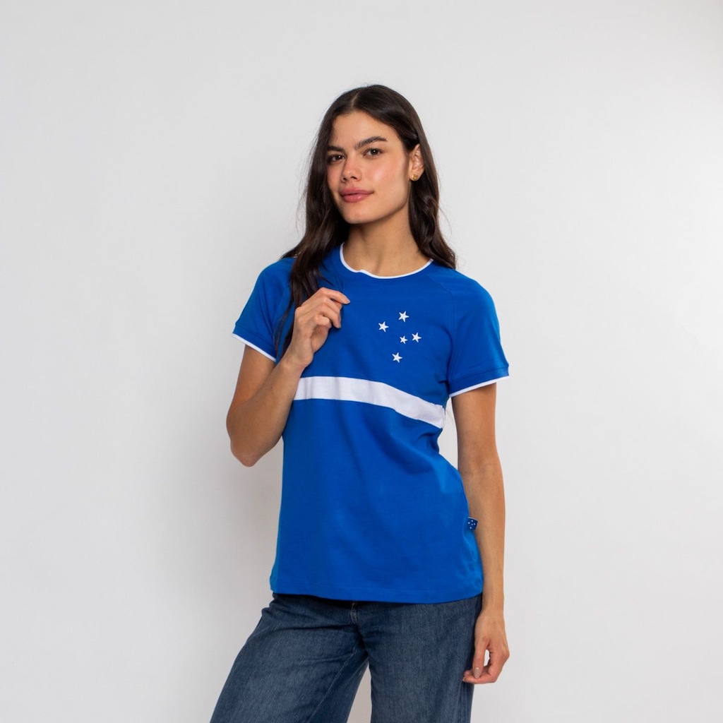 Imagem 2 do produto Camiseta Baby Look do Cruzeiro Oficial Orgulho Surf Center Feminina