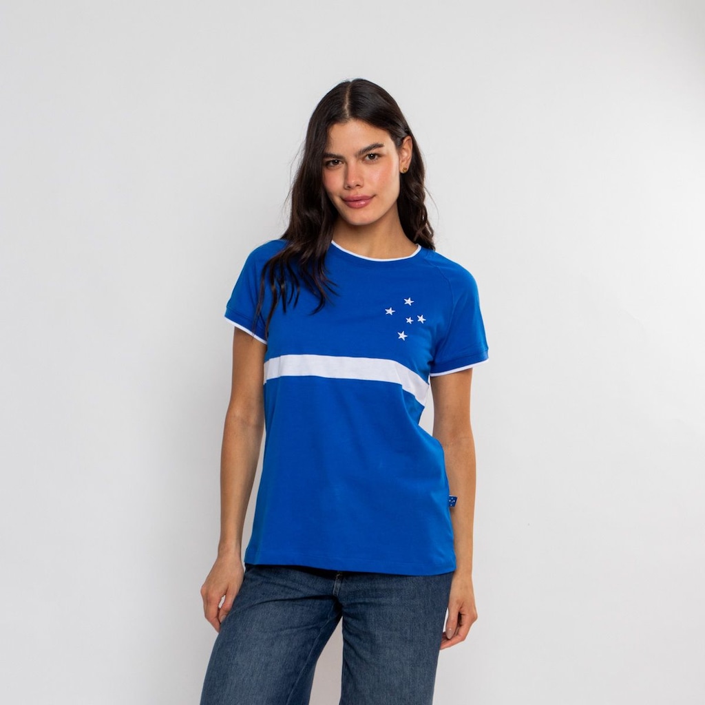 Imagem 4 do produto Camiseta Baby Look do Cruzeiro Oficial Orgulho Surf Center Feminina