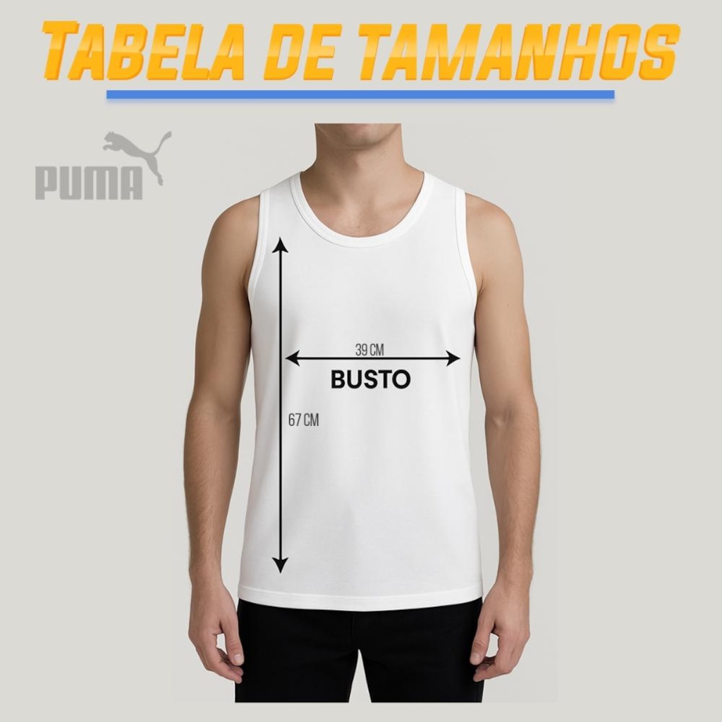 Imagem 3 do produto Camiseta Regata Masculina Puma Essentials
