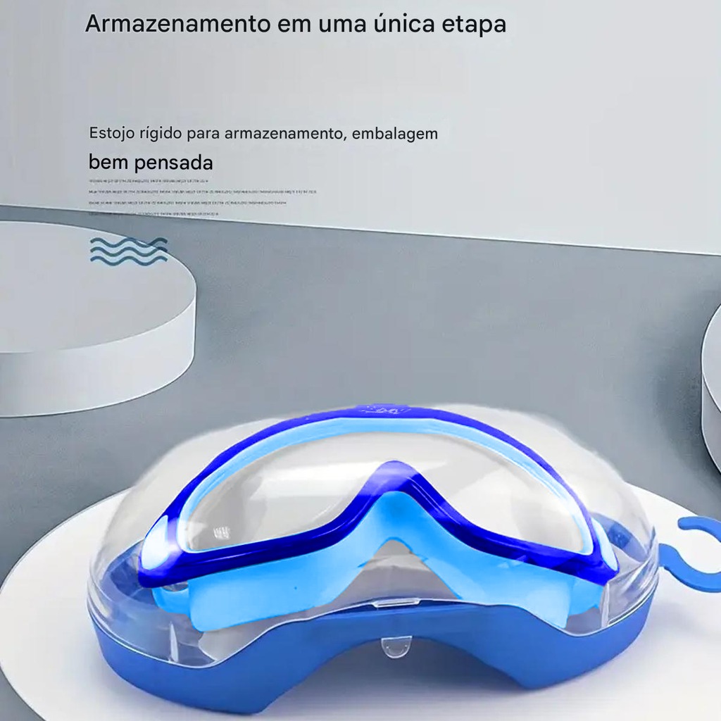Imagem 2 do produto Máscara De Natação Gold Sports Panoramic 9.0 High Definition - Infantil