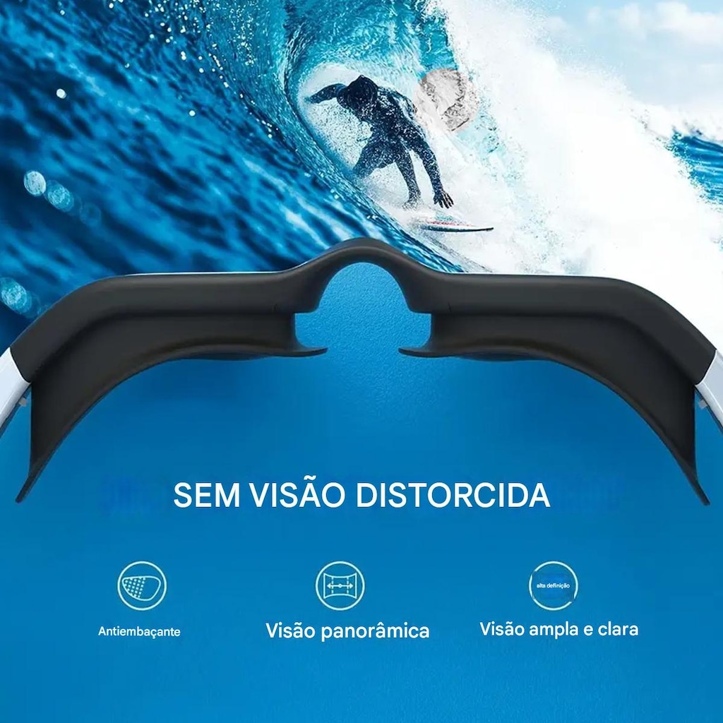 Imagem 4 do produto Óculos De Natação Gold Sports Polar Performance Polarizado 8.0 Hd