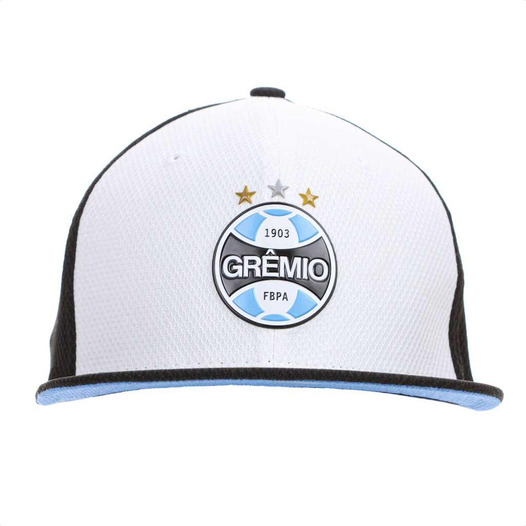 Imagem 2 do produto Boné New Era 9Fifty Original Fit Grêmio Diamont Aba Reta Branco - Único