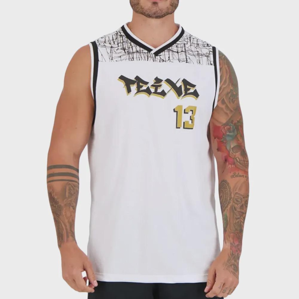 Imagem 1 do produto REGATA BRAZILINE SANTOS GANGSTA MASCULINO