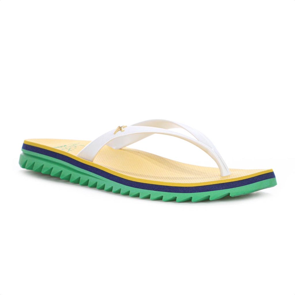 Imagem 2 do produto Chinelo Kenner Ibiza Brasil Anitta Amarelo Verde e Azul - Feminino