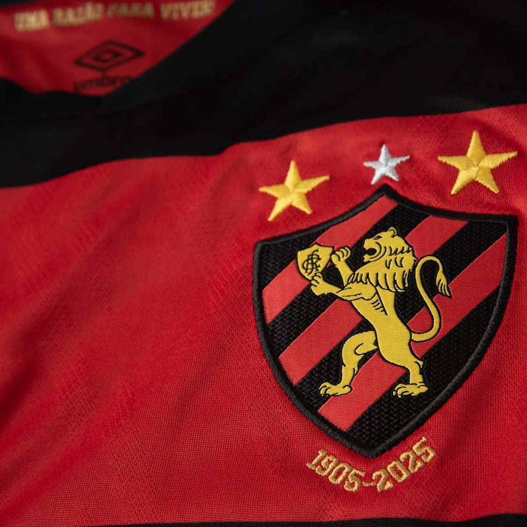 Imagem 3 do produto Camisa Sport Recife Umbro Uniforme I 2025 Torcedor - Masculina