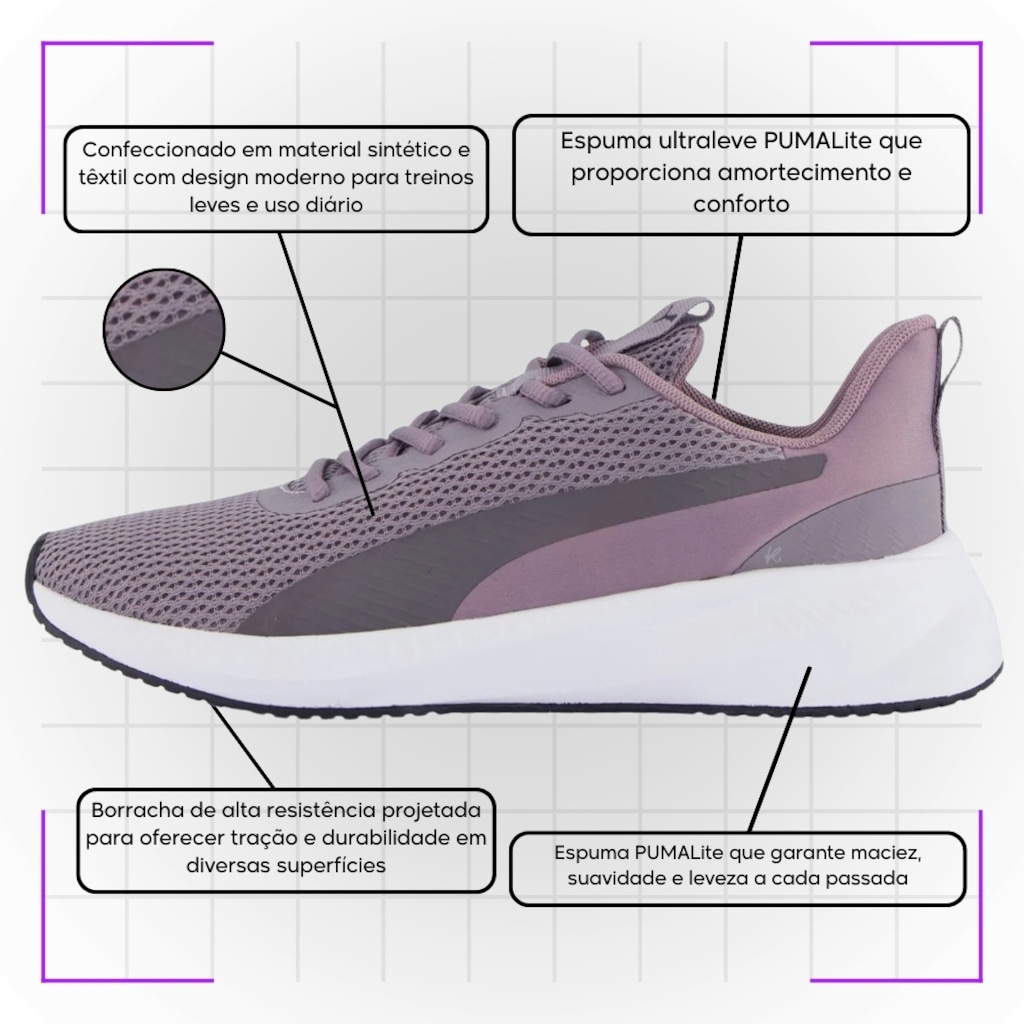 Imagem 4 do produto Tênis Feminino Puma Flyer Lite 3 Wns
