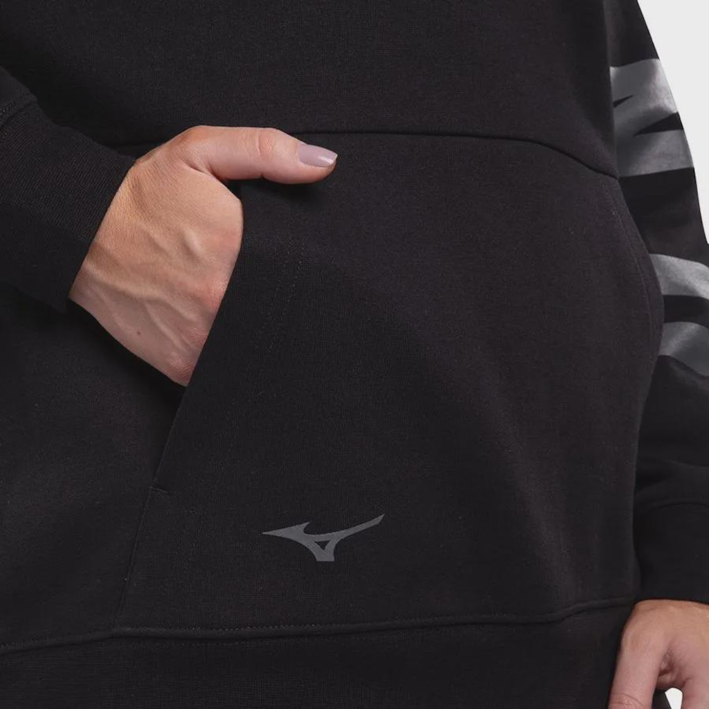Imagem 3 do produto Blusão de Moletom Feminino Mizuno Canguru Sportstyle