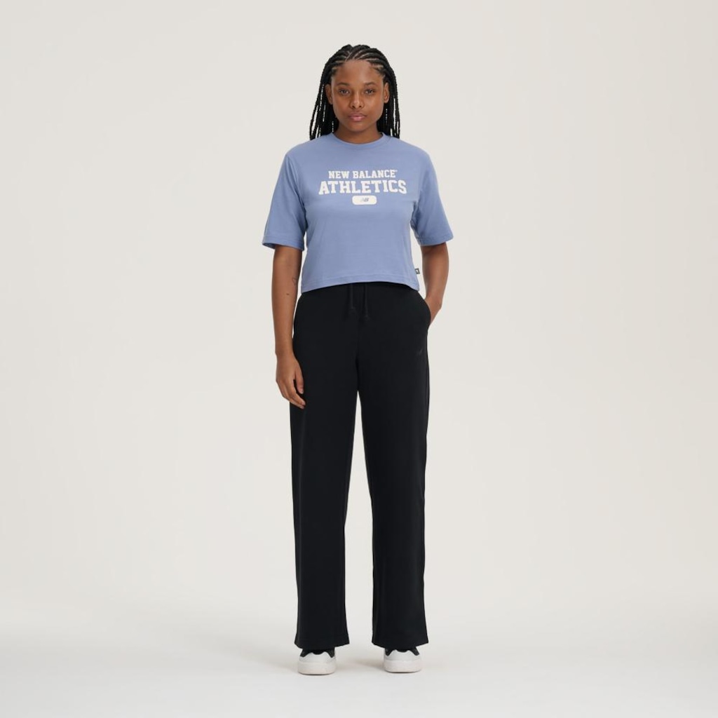 Imagem 5 do produto Camiseta New Balance Cropped Heritage - Feminina