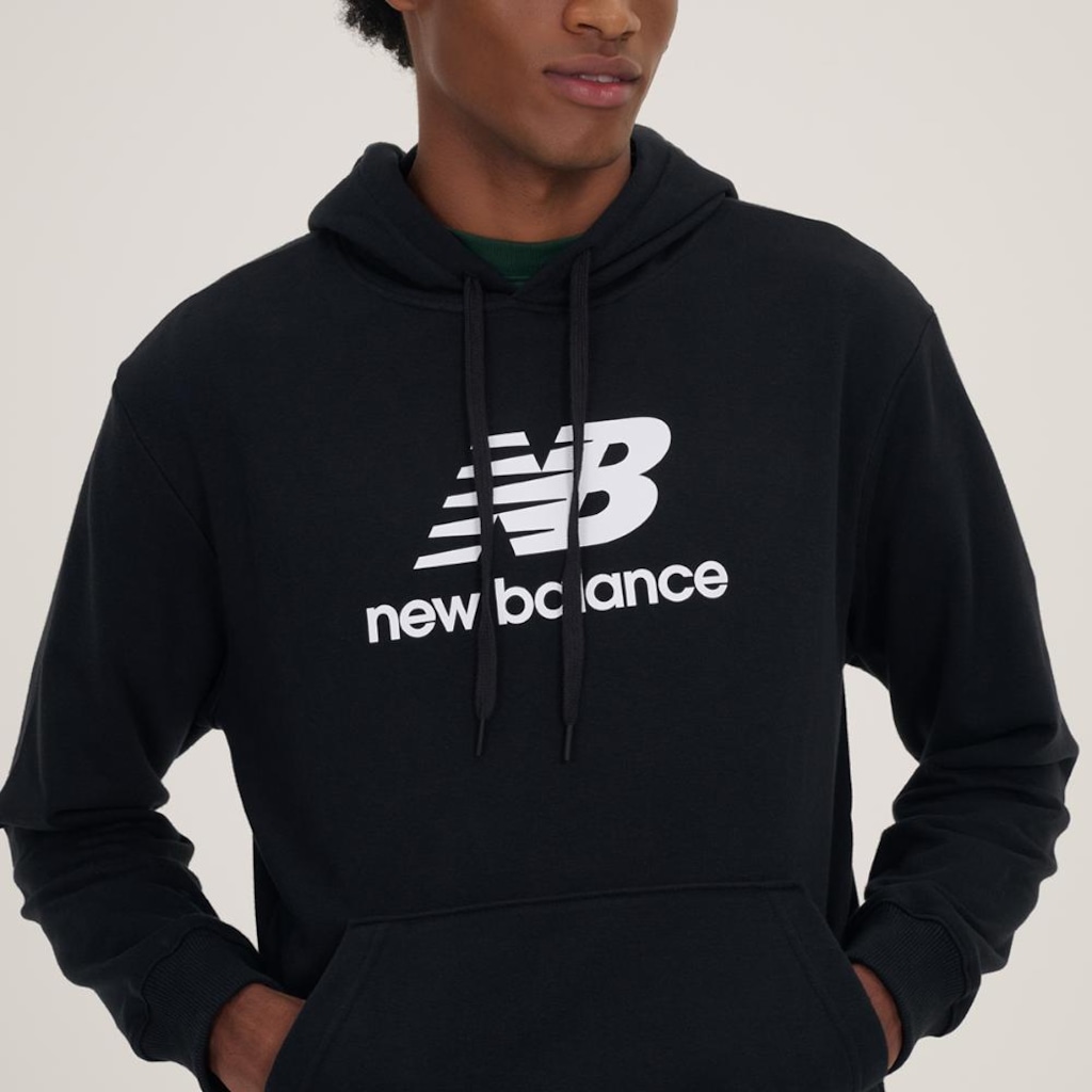 Imagem 3 do produto Blusão New Balance Com Capuz Essentials - Masculino
