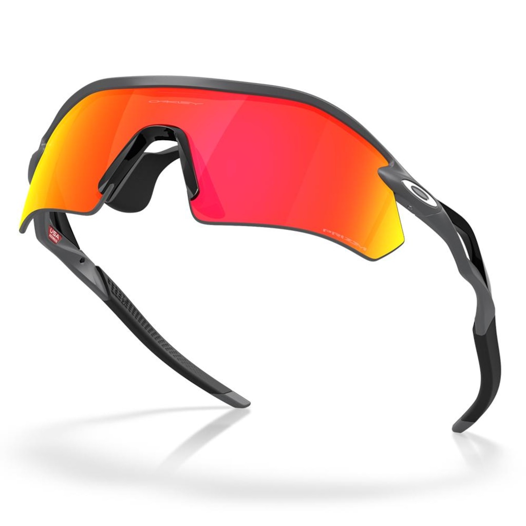 Imagem 4 do produto Óculos de Sol Unissex Oakley Radar Plate Matte Carbon Prizm Ruby