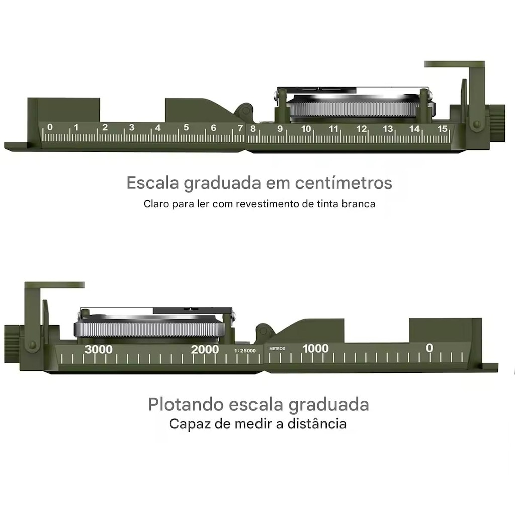 Imagem 5 do produto Bússola Militar Gold Sports Pro de Precisão à Prova D'água