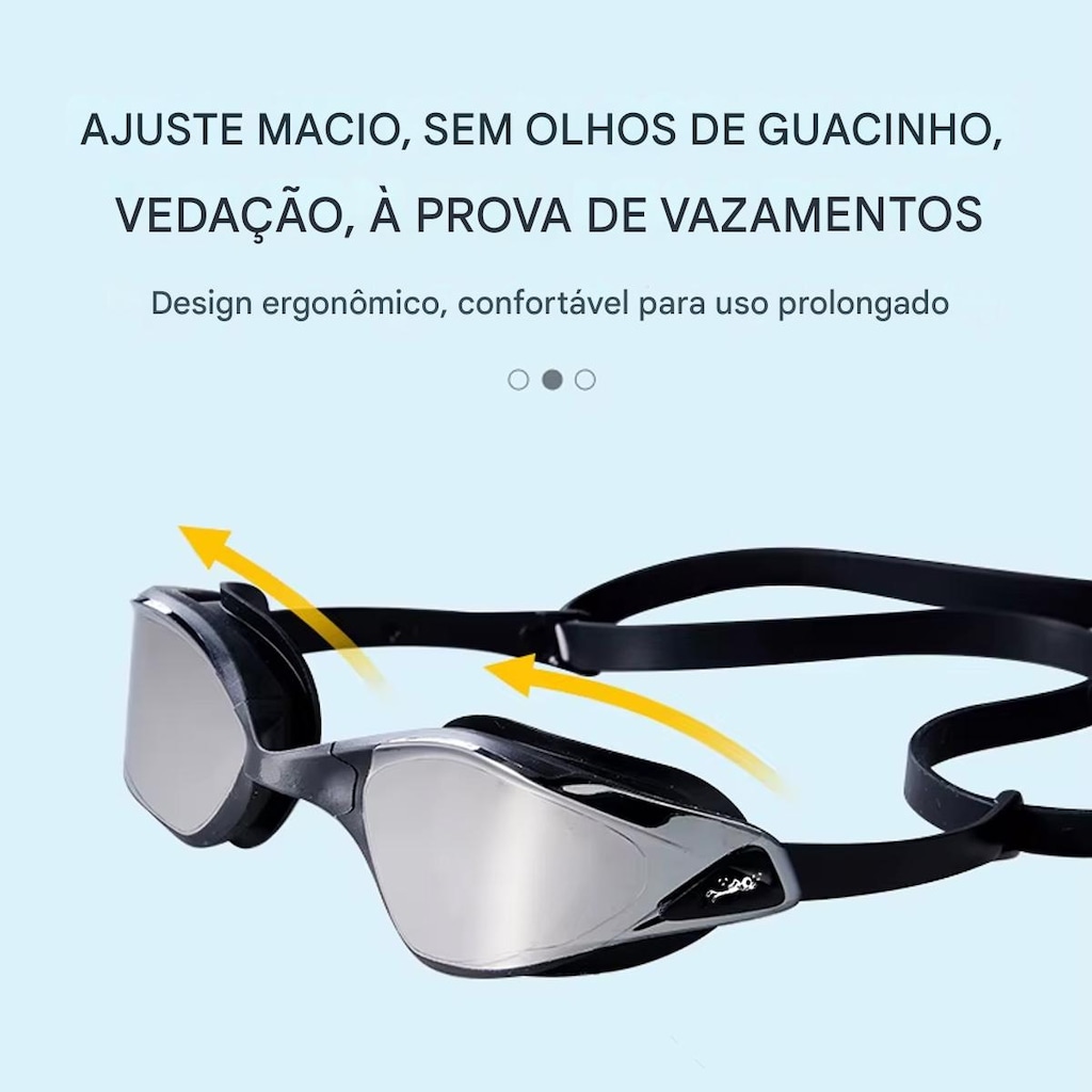 Imagem 5 do produto Óculos de Natação Gold Sports Shadow Pro Performance 10.0 Adulto