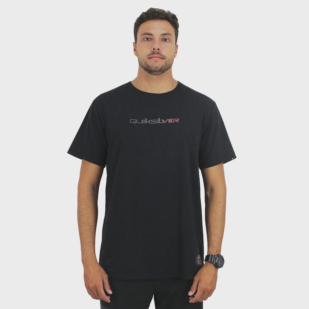 Imagem 2 do produto Camiseta Quiksilver Gradient Type New Wave Masculina