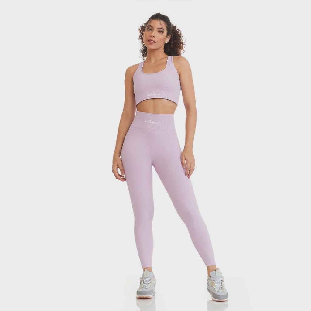 Imagem 3 do produto Top Feminino Caju Brasil Seamless Oxigenio Fitness -