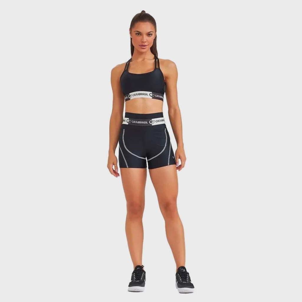 Imagem 3 do produto Mini Short Feminino Caju Barsil Atletika Com Elastico