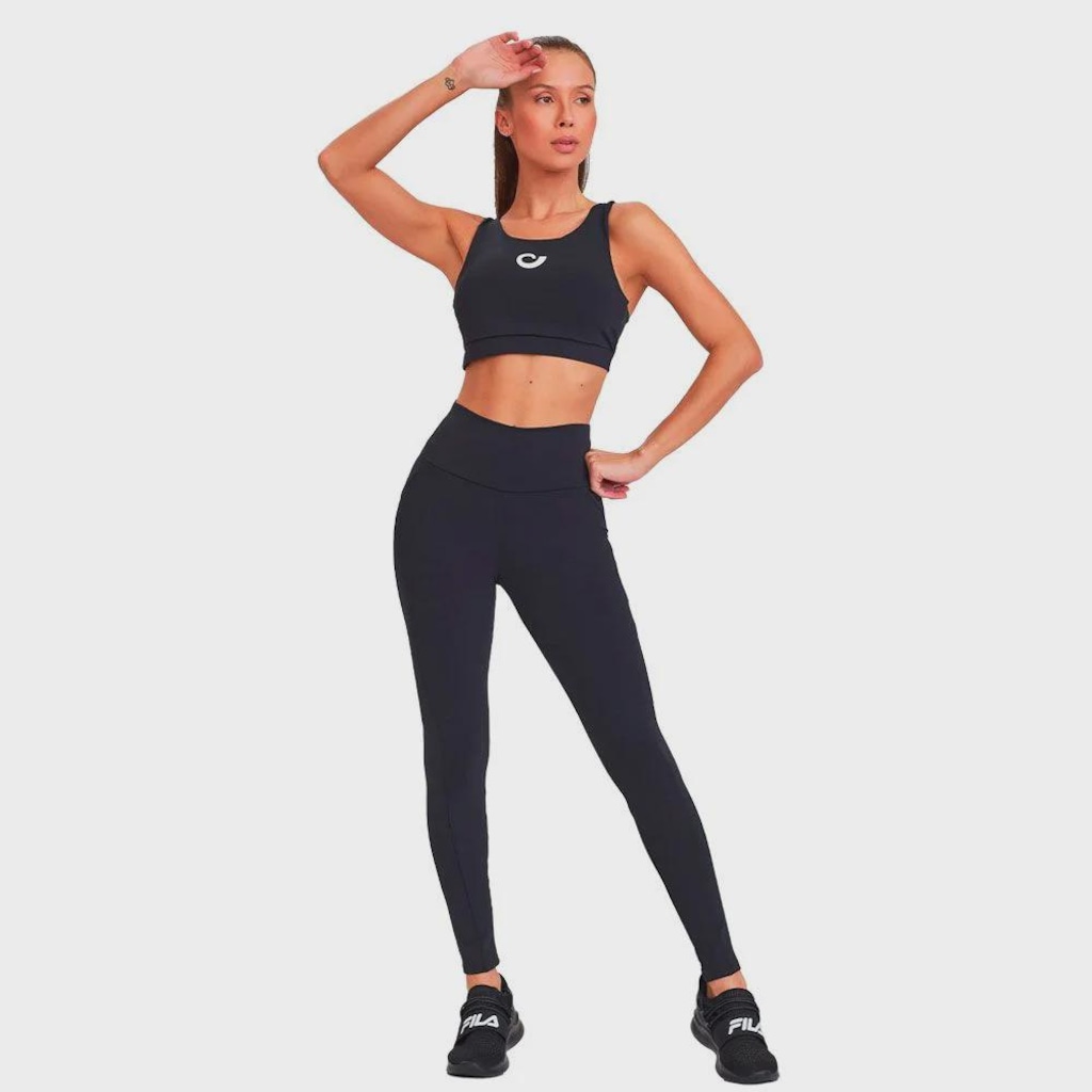 Imagem 4 do produto Calça Legging Feminina Caju Brasil Nakay Recortes