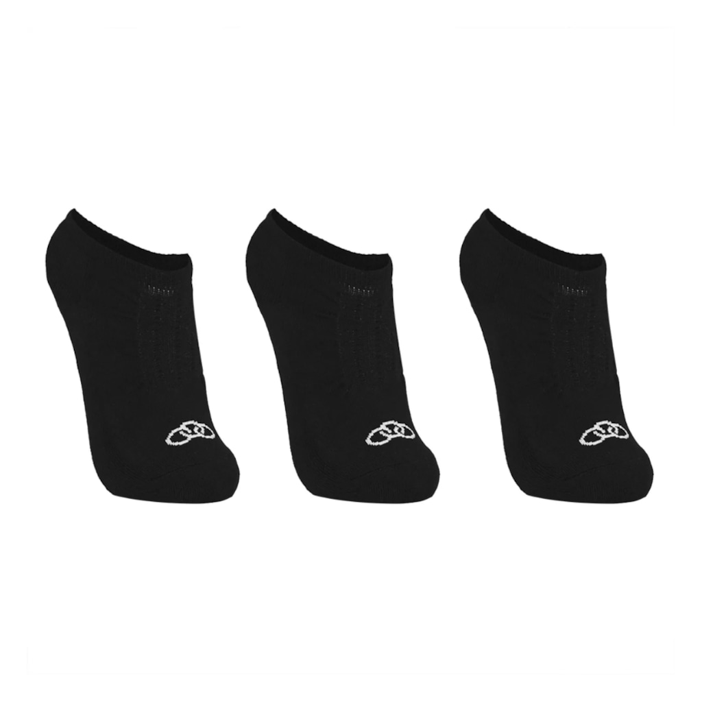 Imagem 3 do produto Meia Feminina Olympikus Invisível - 3 Pares