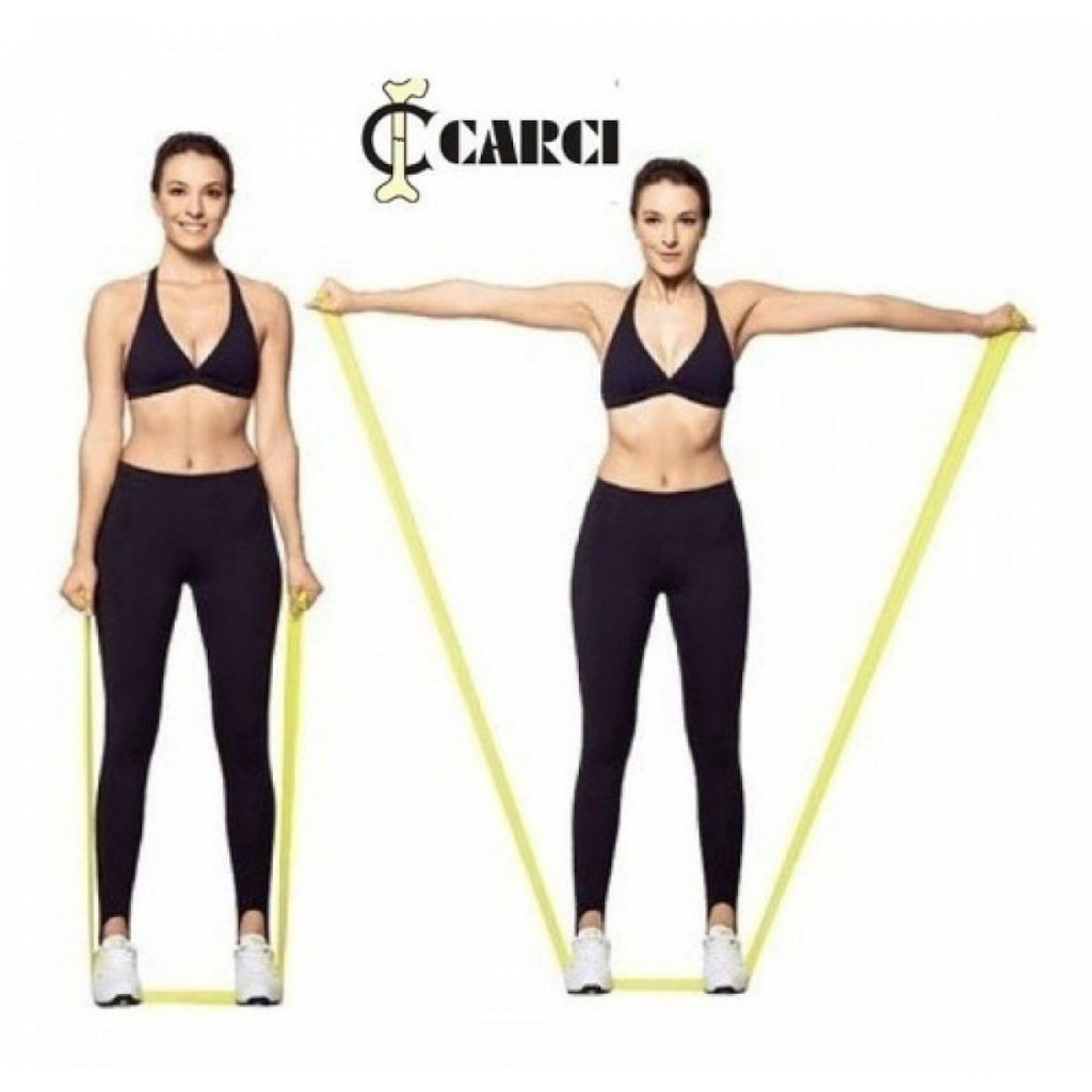 Imagem 3 do produto Faixa Elástica Carci Band Resistência Extra Leve 1,5M