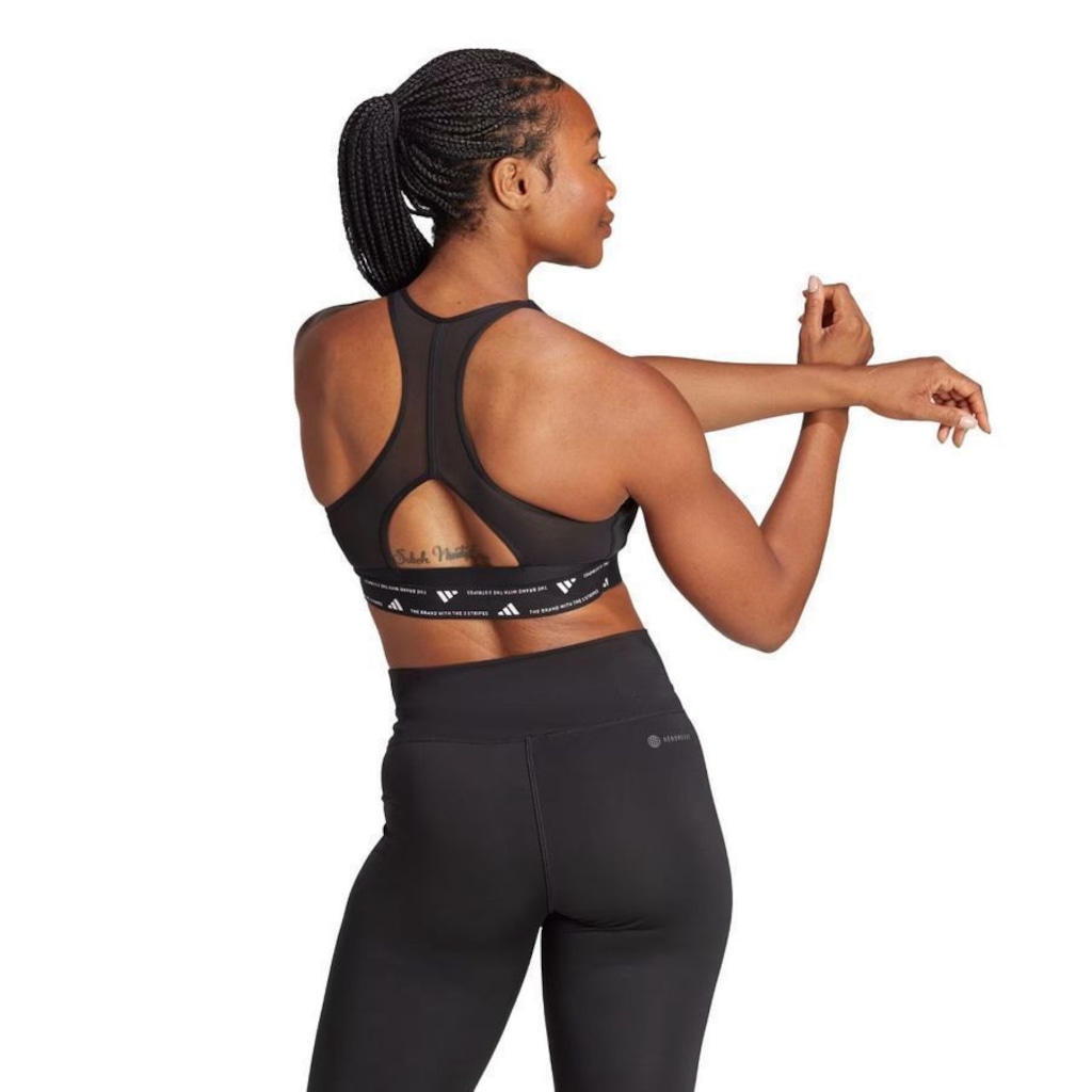 Imagem 2 do produto Top adidas Powereact Suporte Médio Feminino