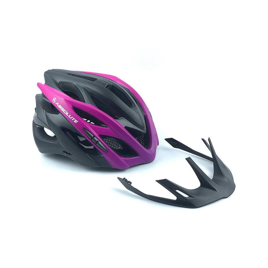 Imagem 3 do produto Capacete de Ciclismo Absolute Luna com sinalizador led traseiro