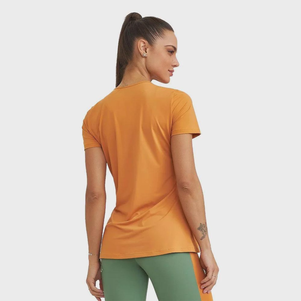 Imagem 2 do produto Camiseta Feminina Caju Brasil Uv Com Silk Fitness