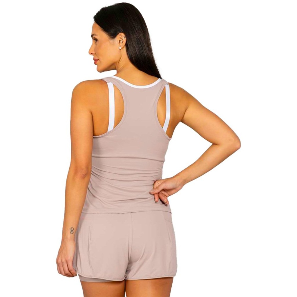 Imagem 2 do produto Camiseta Regata Feminina Run More Pontos de Luz