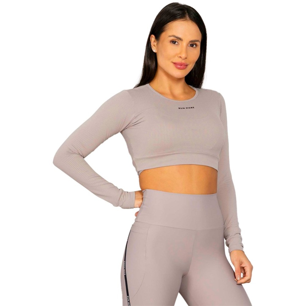 Imagem 3 do produto Blusa Cropped Feminina Run More Highlines