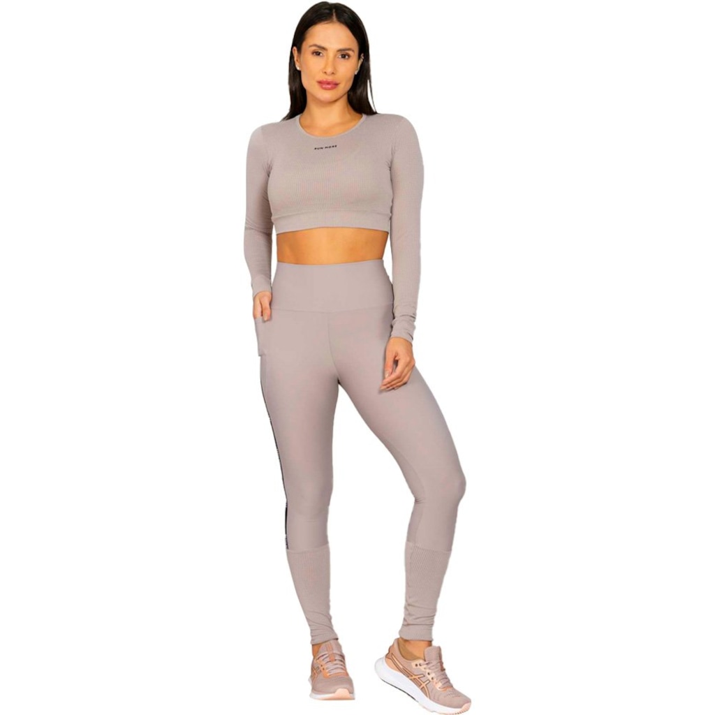 Imagem 4 do produto Blusa Cropped Feminina Run More Highlines