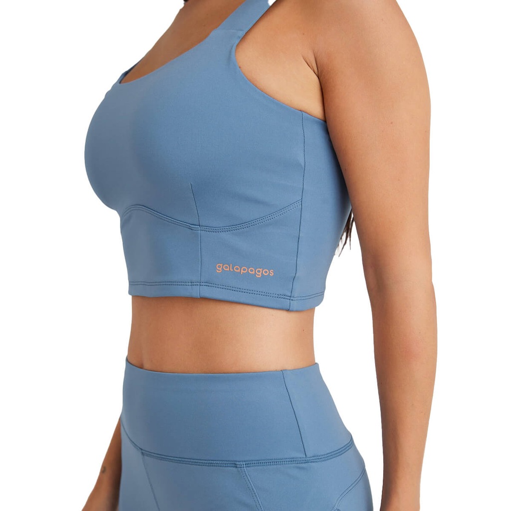 Imagem 4 do produto Conjunto Feminino Galapagos Adrenaline Top Alça + Legging UV 50