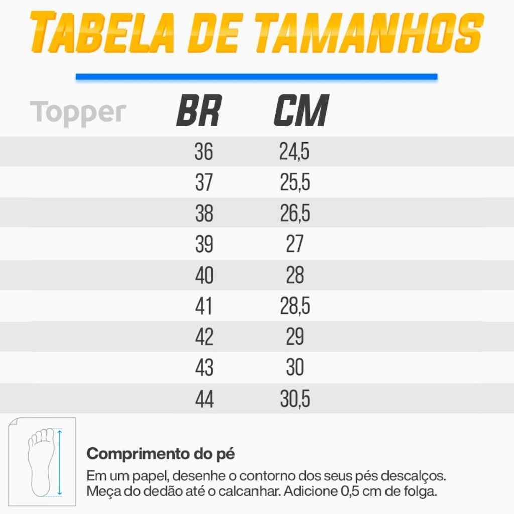 Imagem 5 do produto Chuteira de Futsal Adulto Topper Maestro Club V