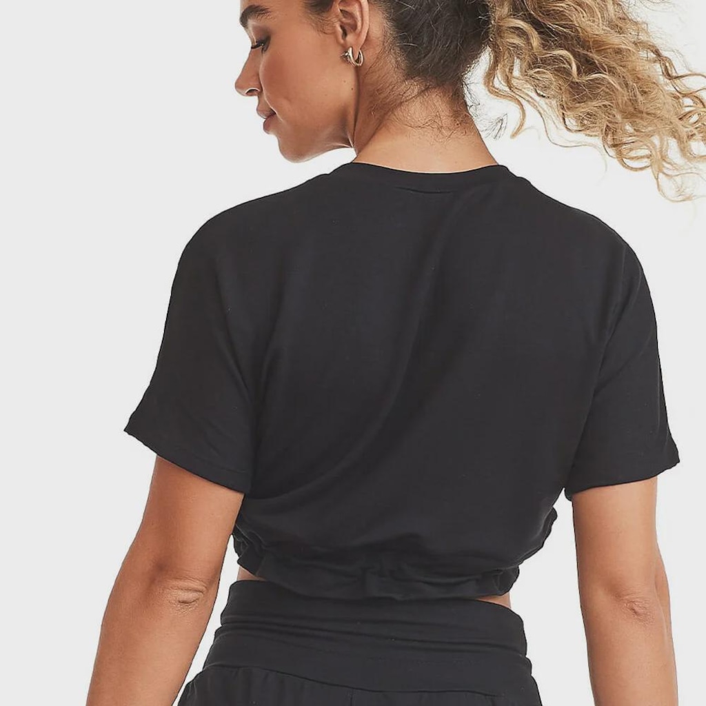 Imagem 2 do produto Blusa Cropped Feminina Caju Brasil Comfort Moletom