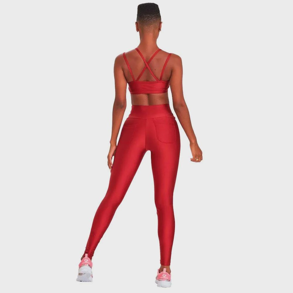 Imagem 3 do produto Calça Legging Feminina Caju Brasil Classic com Zíper