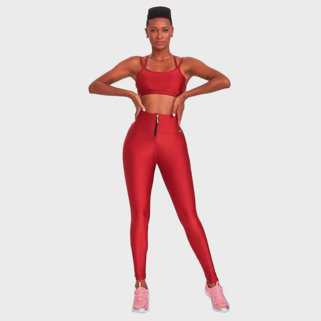 Imagem 4 do produto Calça Legging Feminina Caju Brasil Classic com Zíper