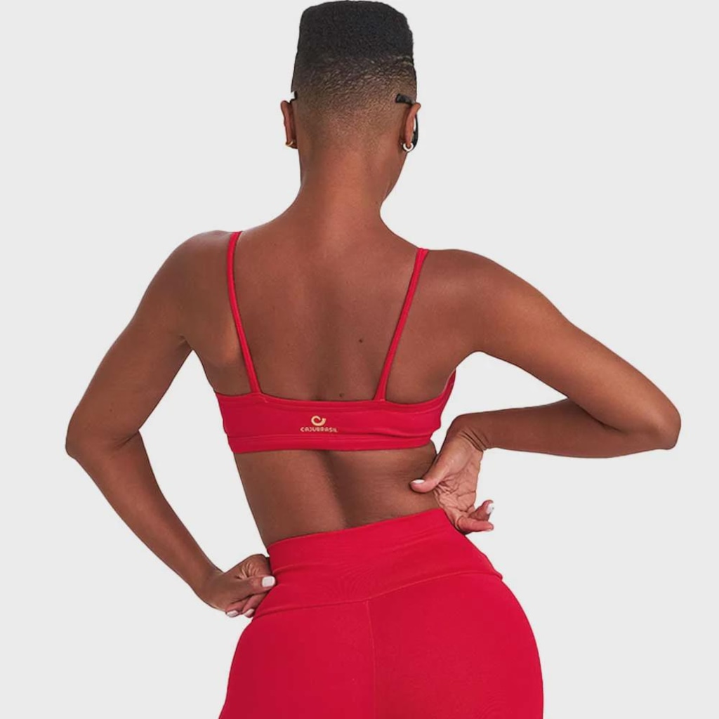 Imagem 2 do produto Top Feminino Caju Brasil Triângulo Clássico