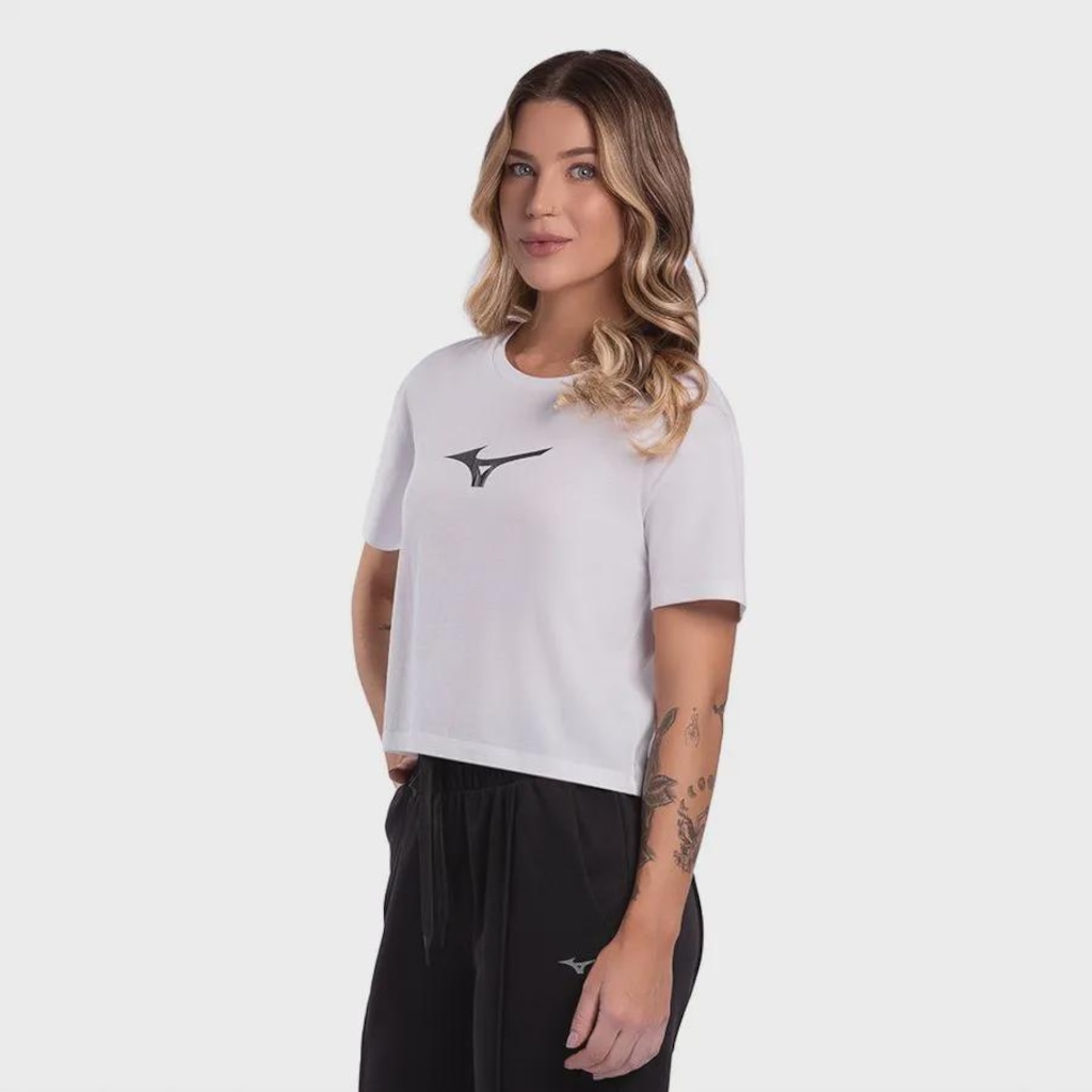 Imagem 3 do produto Camiseta Mizuno Run Bird Cropped Feminina