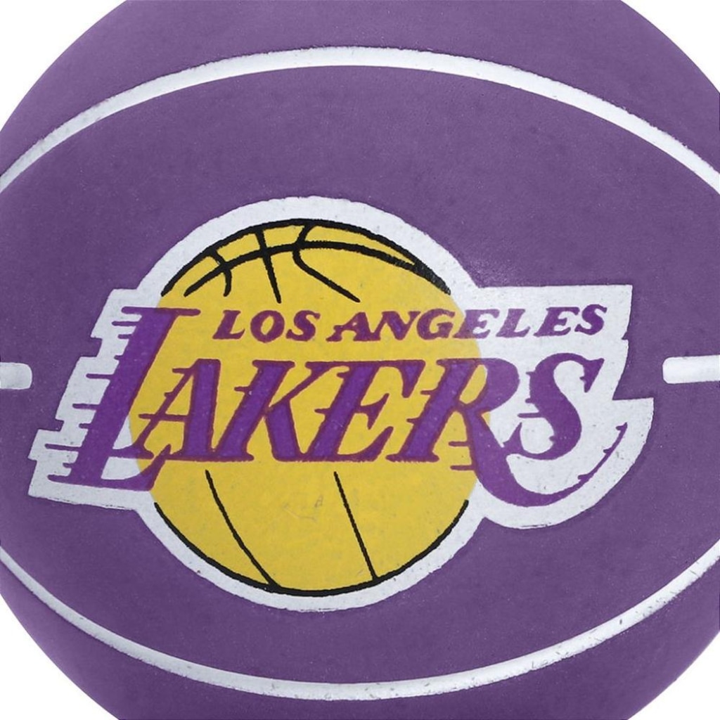 Imagem 3 do produto Mini Bola de Basquete Wilson Los Angeles Lakers Dribbler