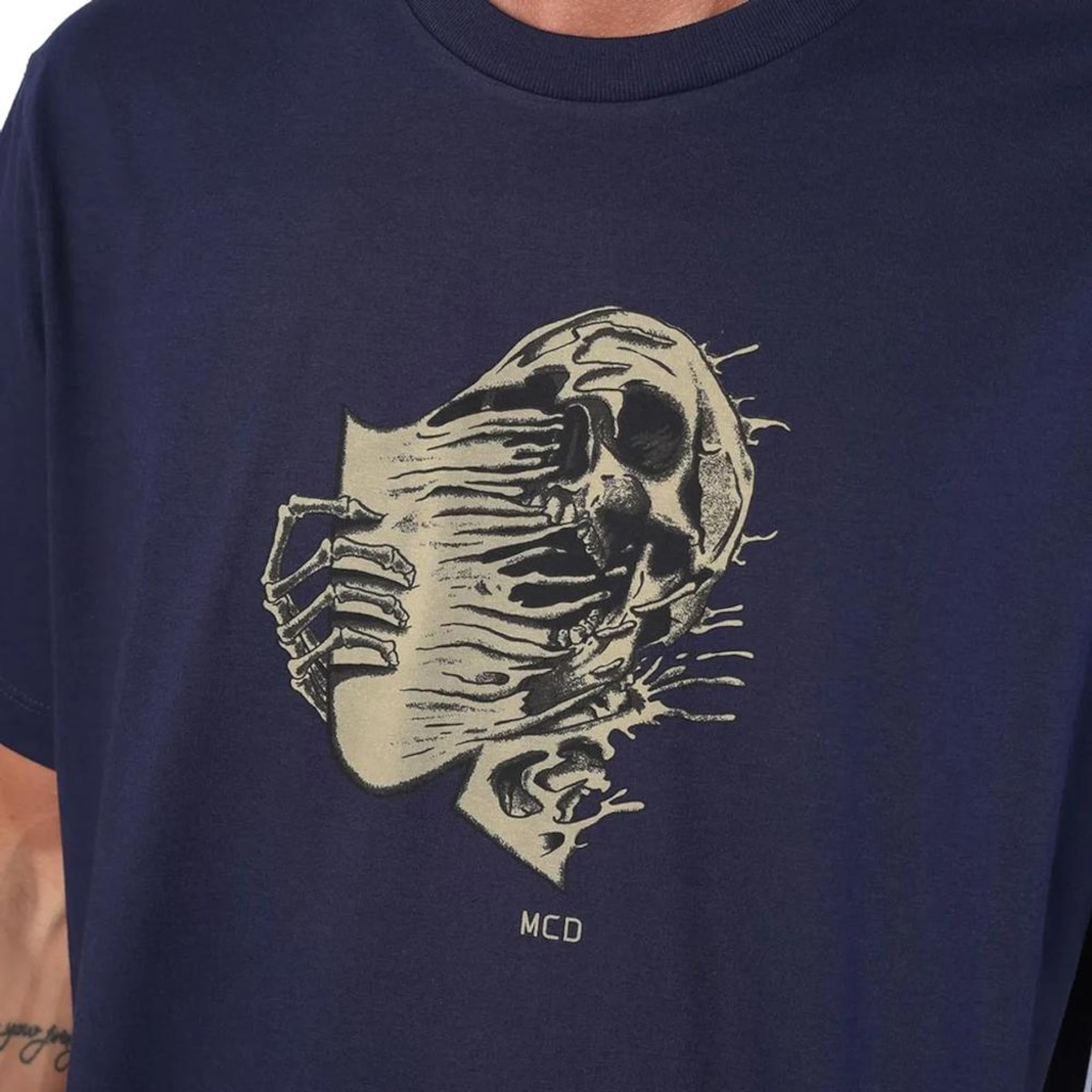 Imagem 2 do produto Camiseta Masculina MCD Caveira Metamorfose