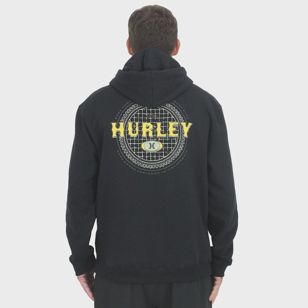 Imagem 2 do produto Blusão de Moletom Masculino Hurley Retro Waves
