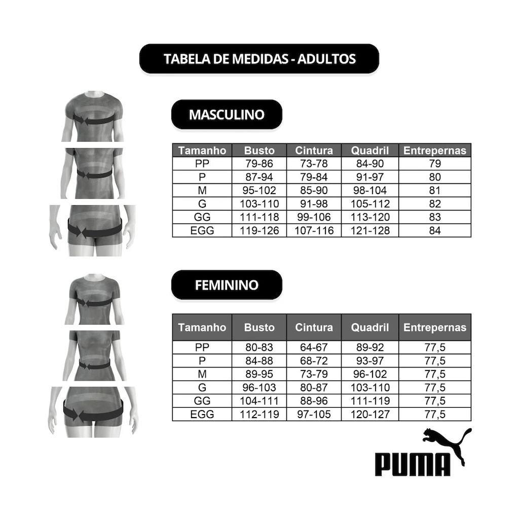 Imagem 3 do produto Kit Feminino Top Puma Nadador sem Costura - 3 Unidades