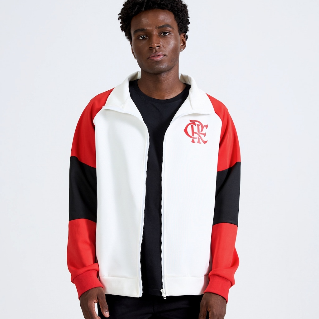 Imagem 2 do produto Jaqueta do Flamengo Masculina Relembrar 1981 Rubro Negro Braziline