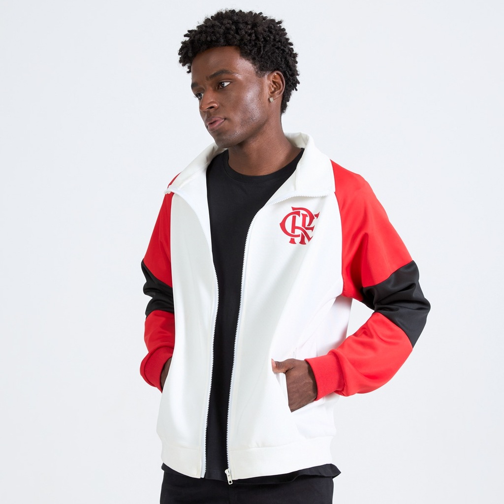 Imagem 3 do produto Jaqueta do Flamengo Masculina Relembrar 1981 Rubro Negro Braziline