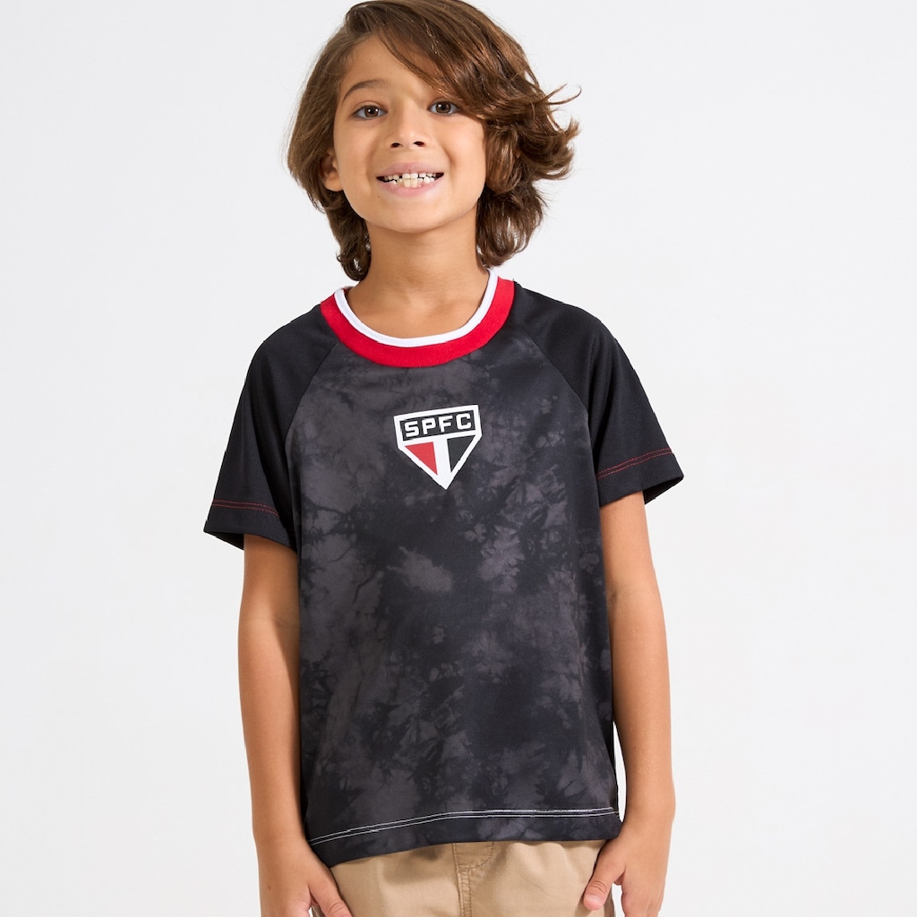 Imagem 2 do produto Camisa do São Paulo Basic Trança Braziline Infantil