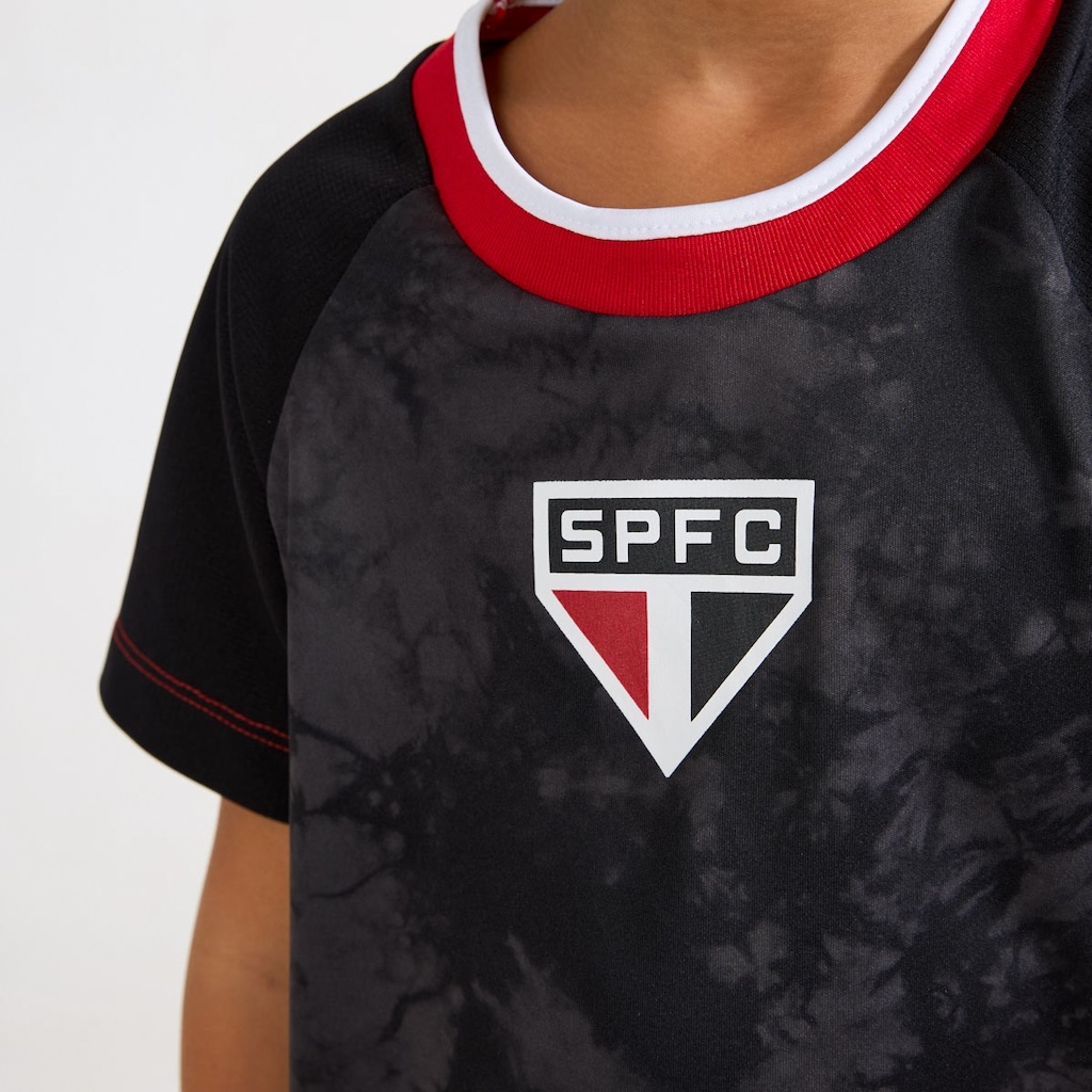 Imagem 3 do produto Camisa do São Paulo Basic Trança Braziline Infantil