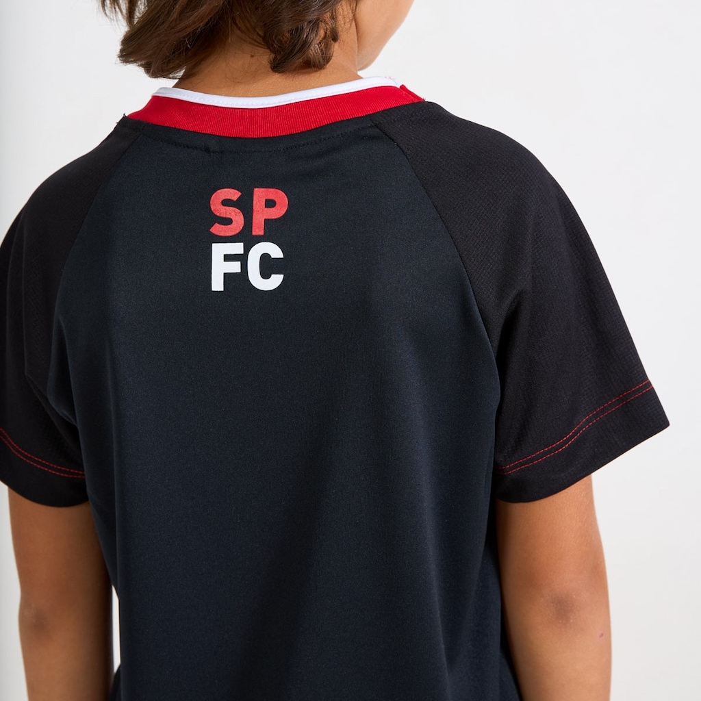 Imagem 4 do produto Camisa do São Paulo Basic Trança Braziline Infantil