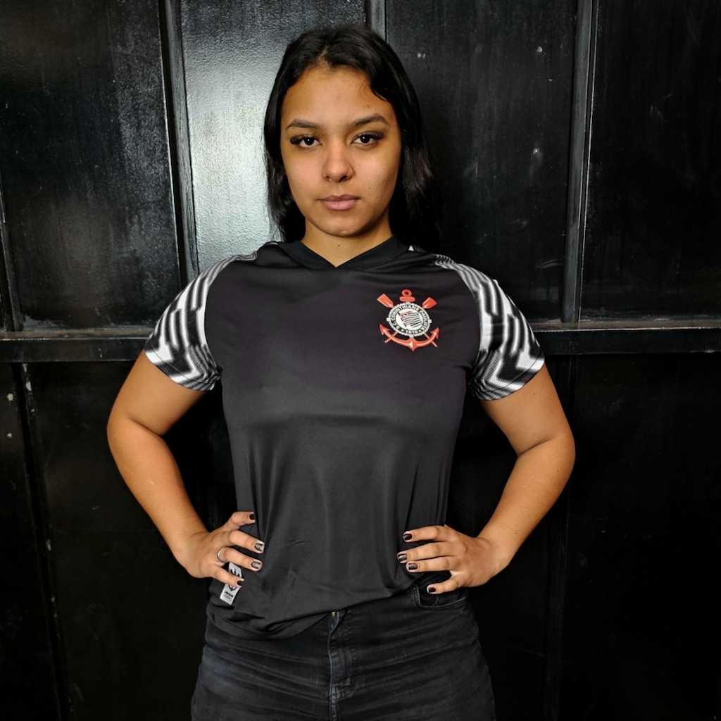 Imagem 2 do produto Camisa Baby Look do Corinthians Lines Bomache Feminina