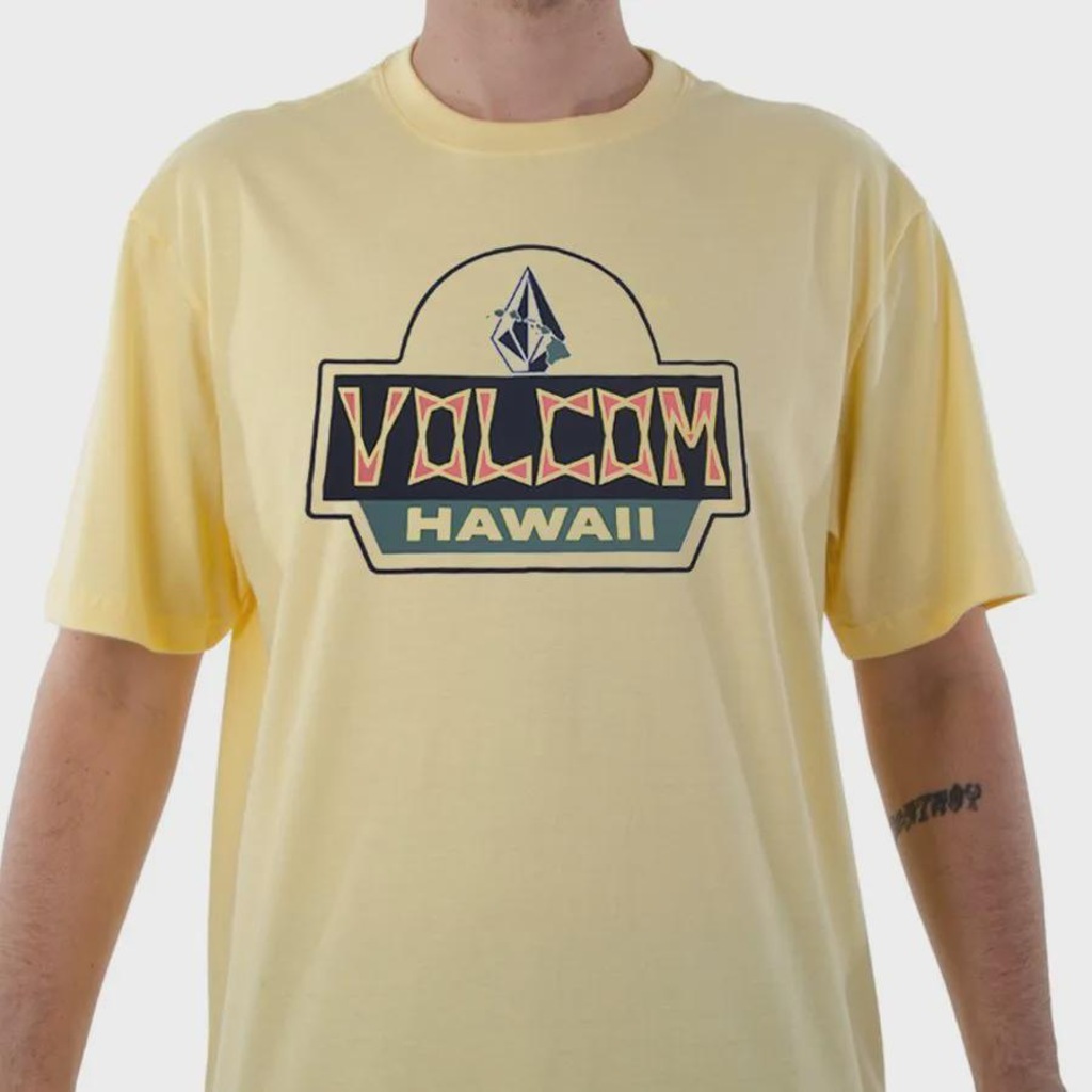 Imagem 3 do produto Camiseta Volcom Quilt Fill Masculina