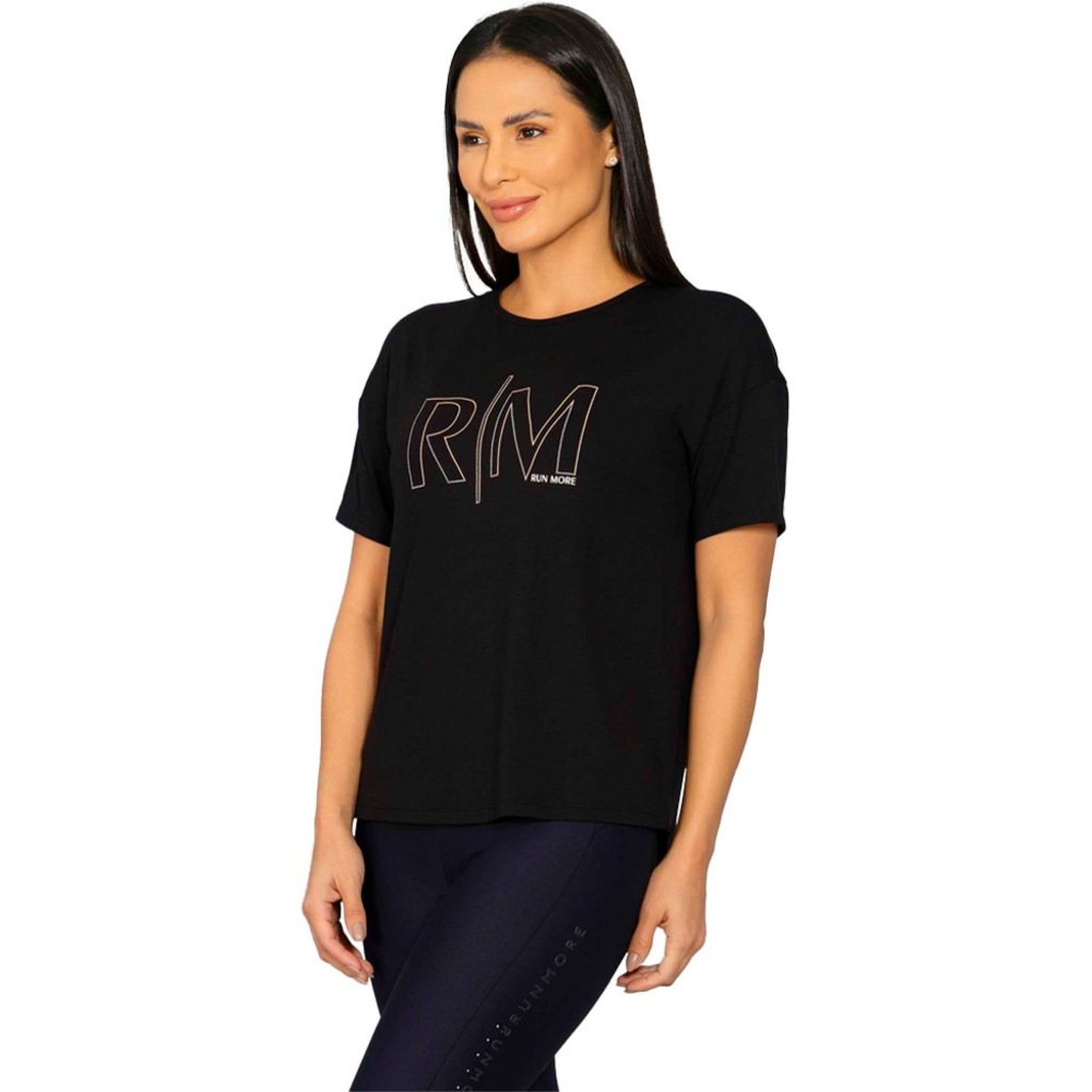 Imagem 4 do produto Camiseta Run More Alongada Feminina