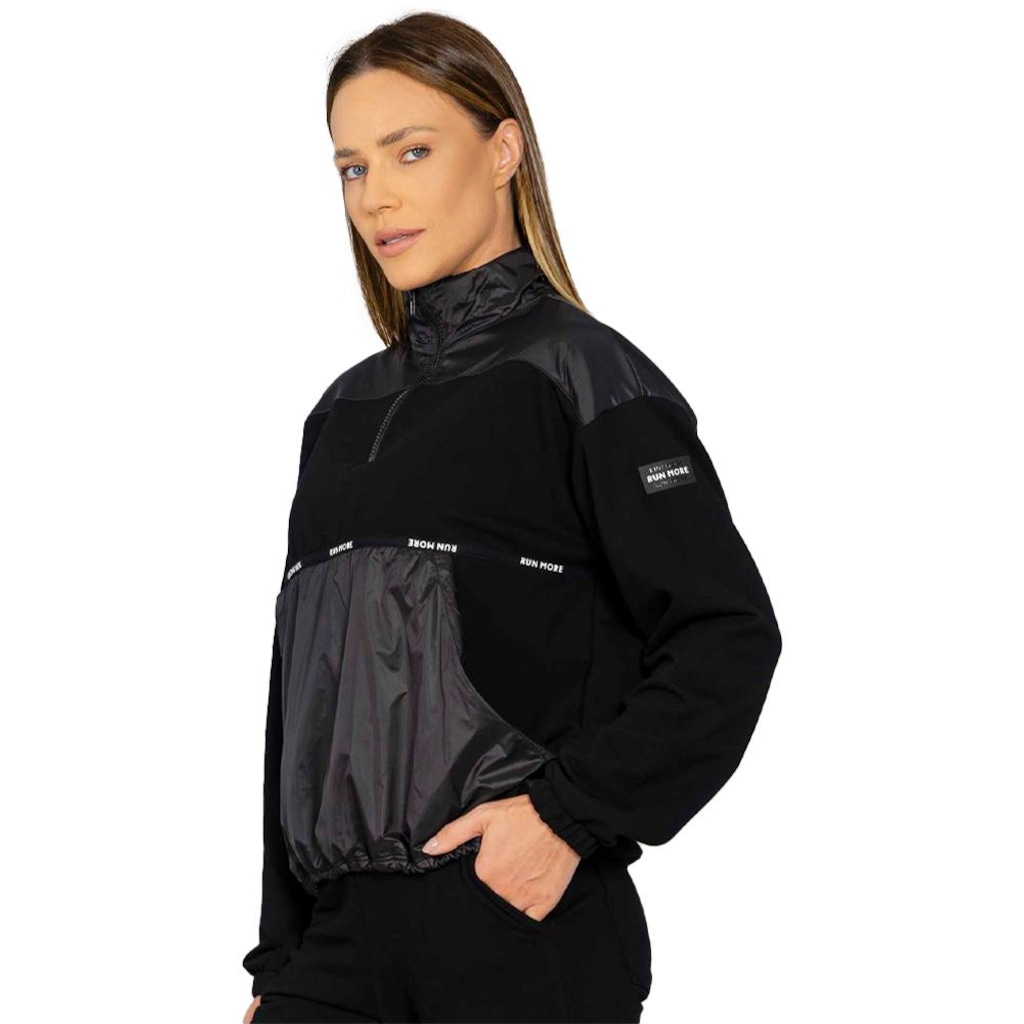 Imagem 4 do produto Blusão de Moletom Run More Cangurú Feminino