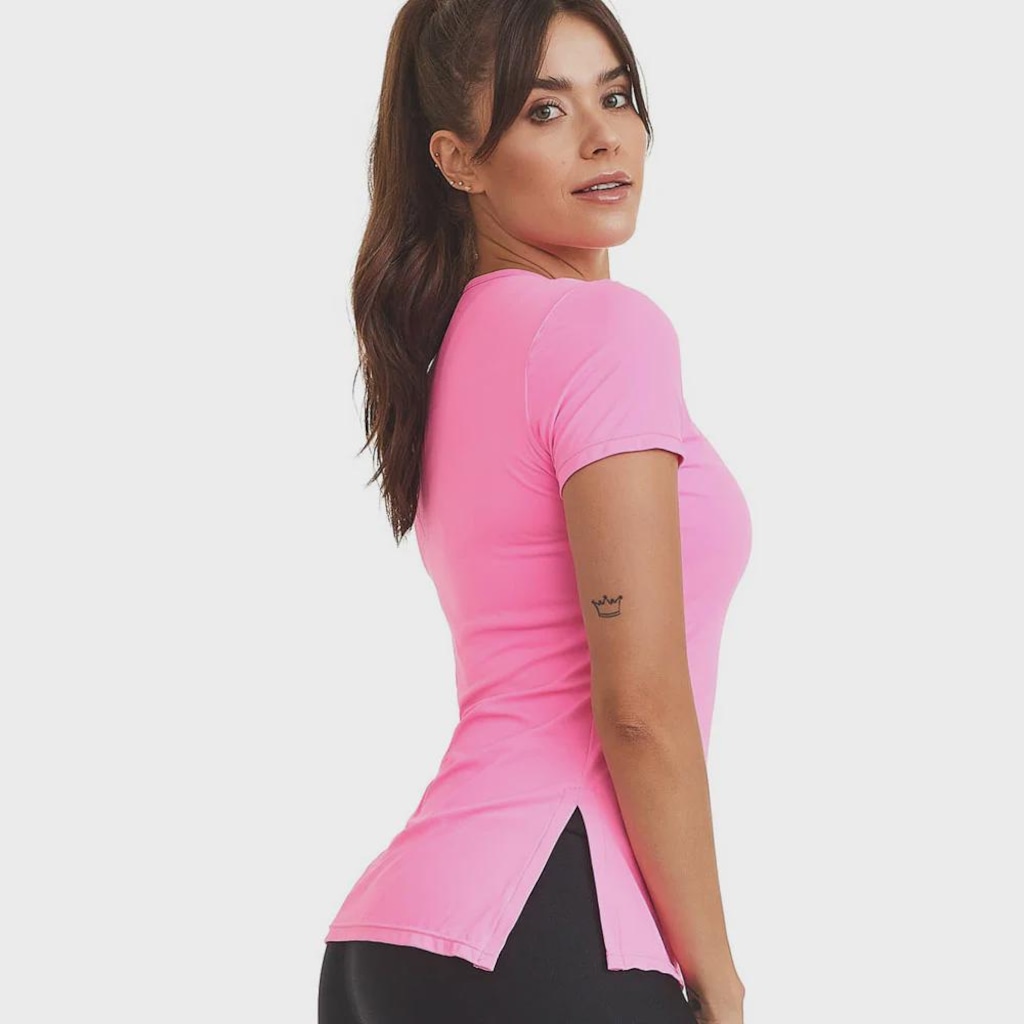 Imagem 2 do produto Camiseta Feminina Caju Brasil Slit Classic
